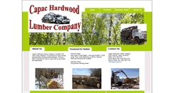 Desktop Screenshot of capachardwoodlumber.com